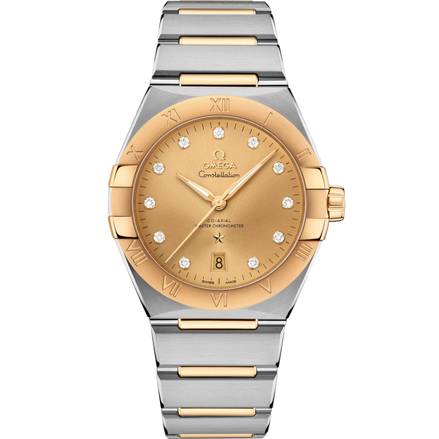 Omega Constellation 39 mm, steel - yellow gold on steel - yellow gold