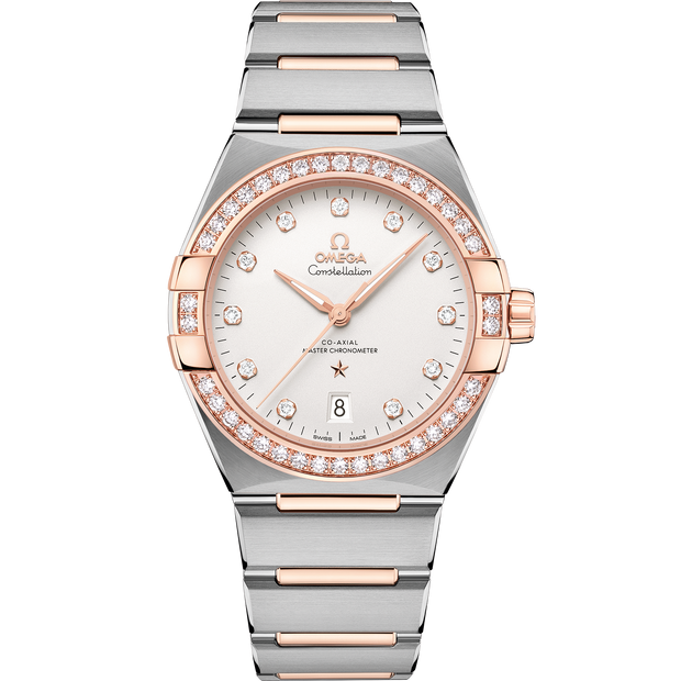 Omega Constellation 39 mm, steel - Sedna™ gold on steel - Sedna™ gold