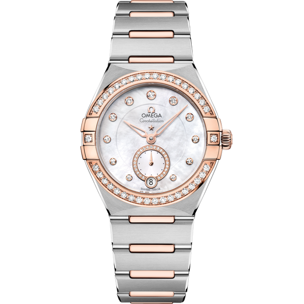 Omega Constellation 34 mm, steel - Sedna™ gold on steel - Sedna™ gold