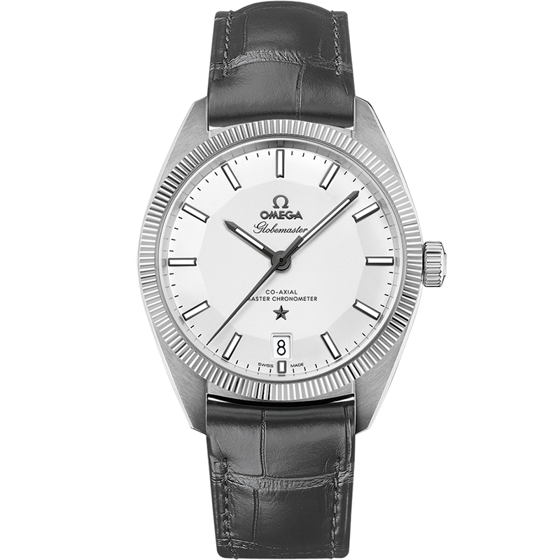 Omega Constellation Globemaster 39 mm, steel on leather strap