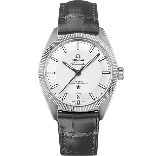 Omega Constellation Globemaster 39 mm, steel on leather strap