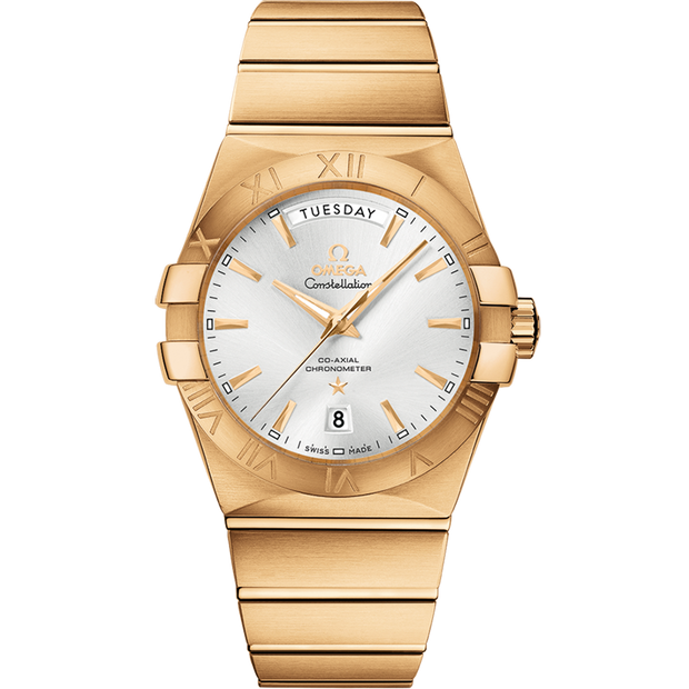 Omega Constellation 38 mm, yellow gold on yellow gold