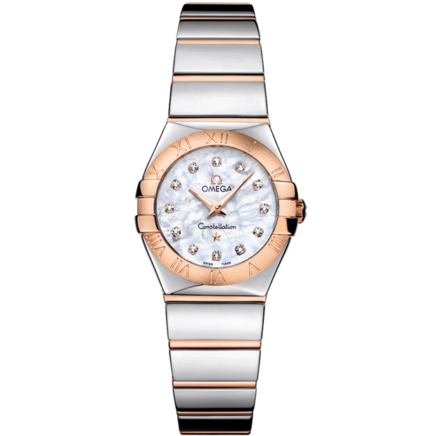 Omega Constellation 24 mm, steel - red gold on steel - red gold