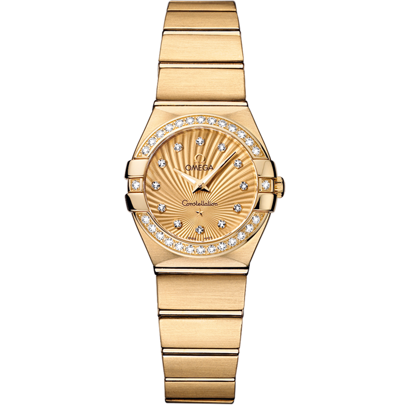 Omega Constellation 24 mm, yellow gold on yellow gold