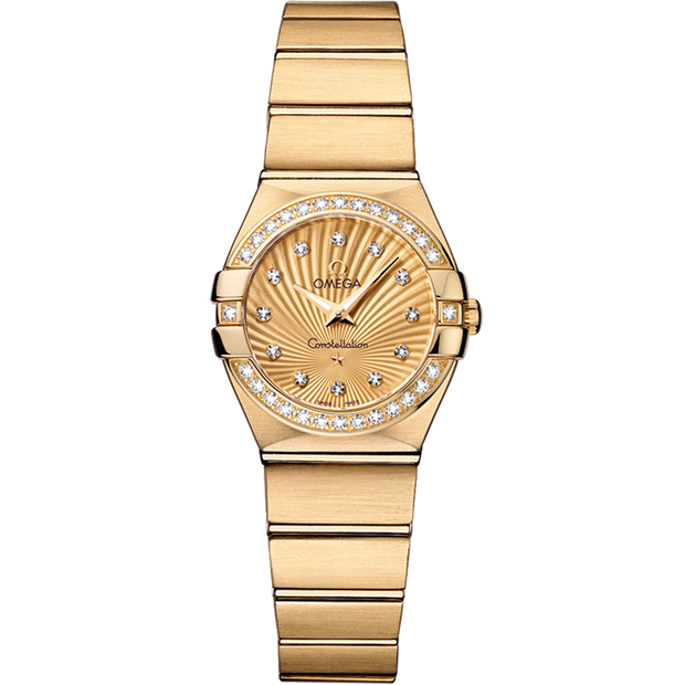 Omega Constellation 24 mm, yellow gold on yellow gold