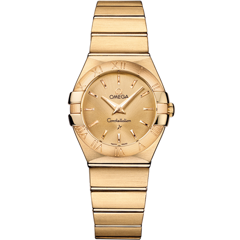 Omega Constellation 27 mm, yellow gold on yellow gold