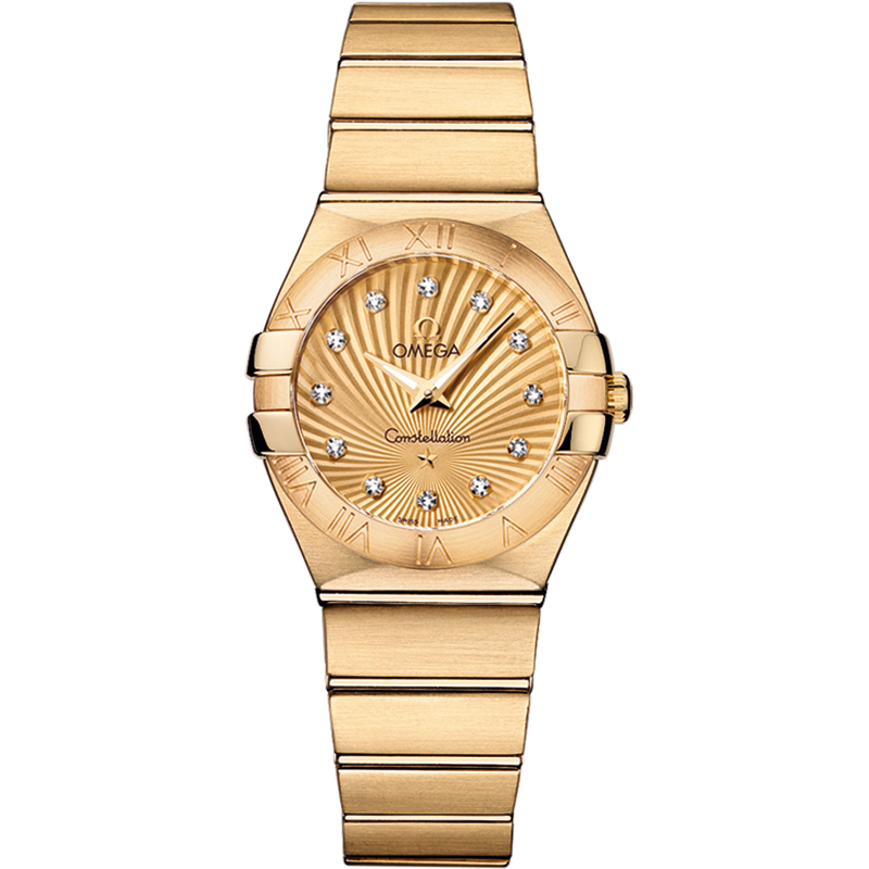 Omega Constellation 27 mm, yellow gold on yellow gold