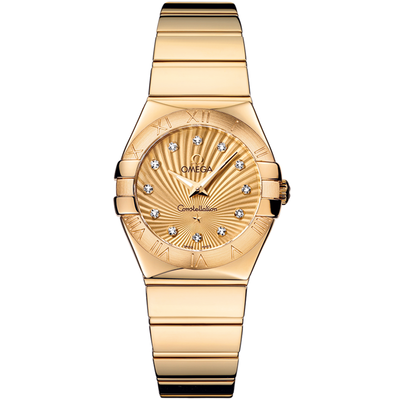 Omega Constellation 27 mm, yellow gold on yellow gold