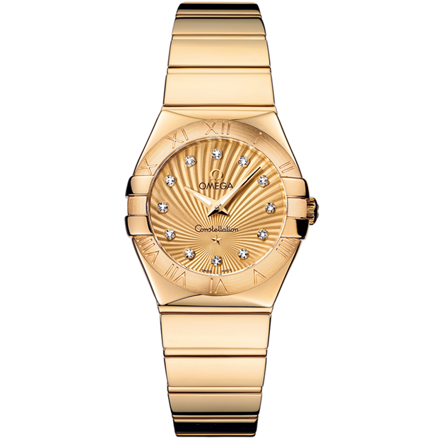 Omega Constellation 27 mm, yellow gold on yellow gold