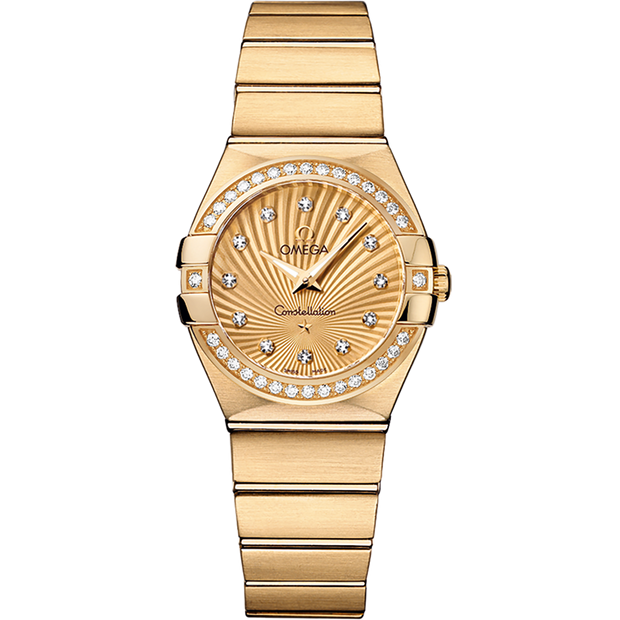 Omega Constellation 27 mm, yellow gold on yellow gold