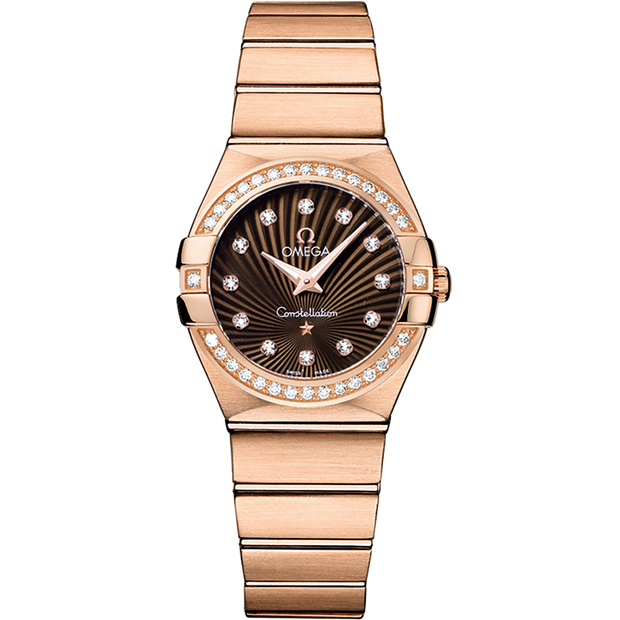 Omega Constellation 27 mm, red gold on red gold