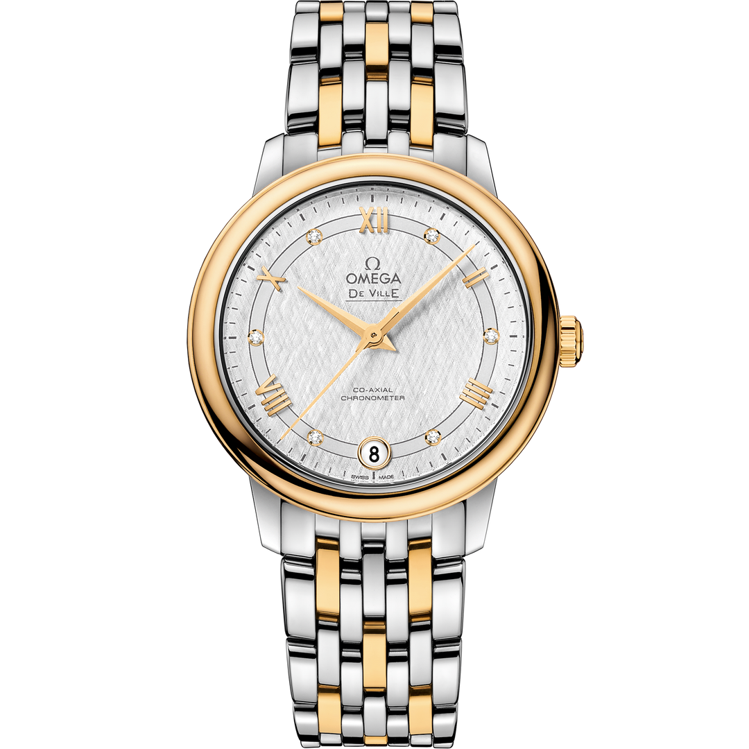 Omega De Ville Prestige 32.7 mm, steel - yellow gold on steel - yellow gold