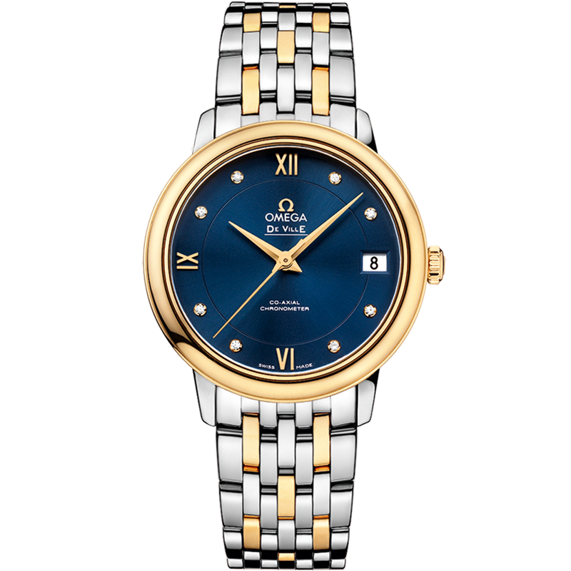 Omega De Ville Prestige 32.7 mm, steel - yellow gold on steel - yellow gold