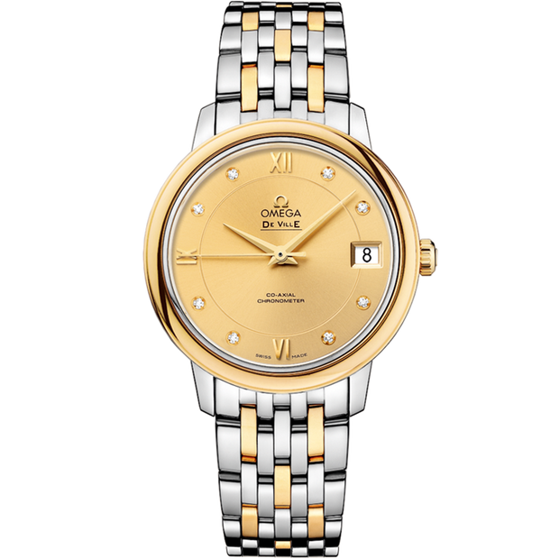 Omega De Ville Prestige 32.7 mm, steel - yellow gold on steel - yellow gold