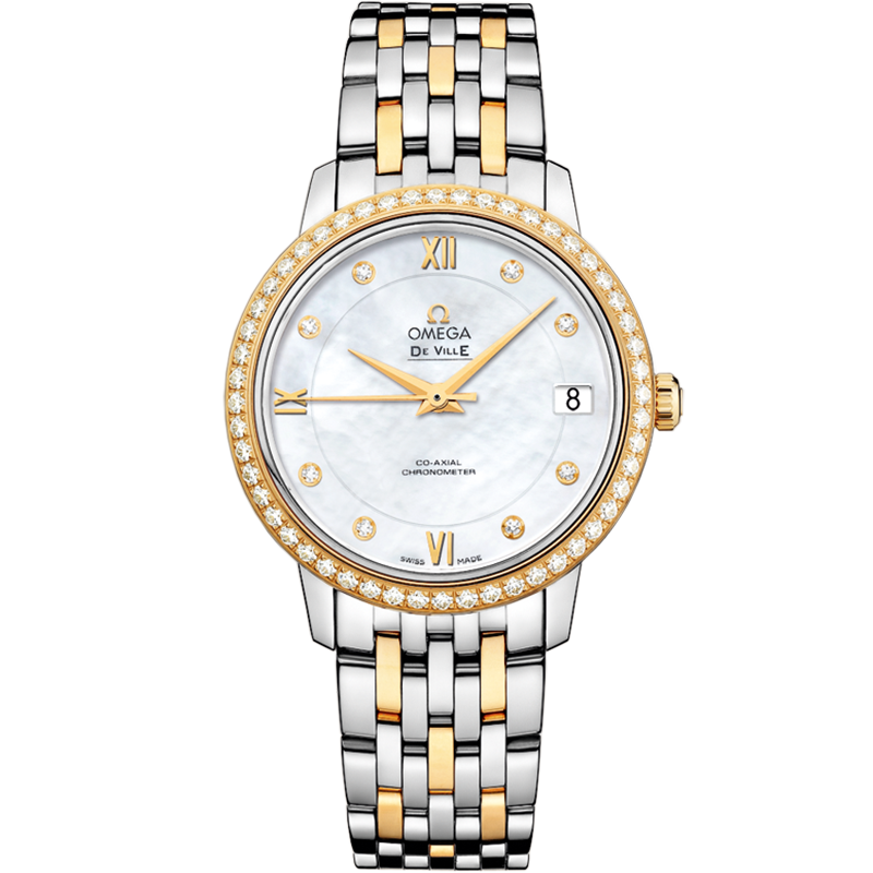 Omega De Ville Prestige 32.7 mm, steel - yellow gold on steel - yellow gold