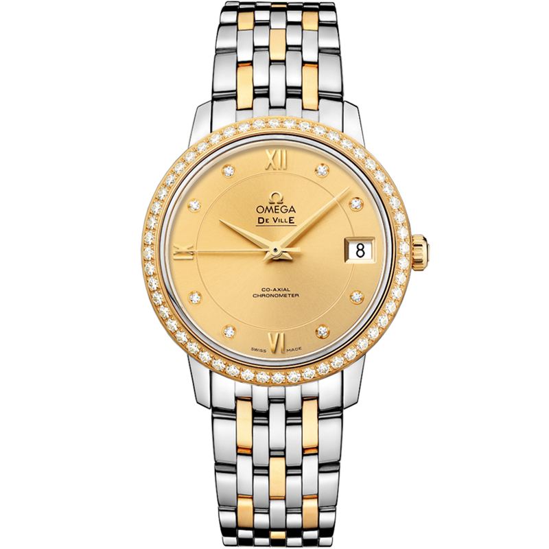 Omega De Ville Prestige 32.7 mm, steel - yellow gold on steel - yellow gold