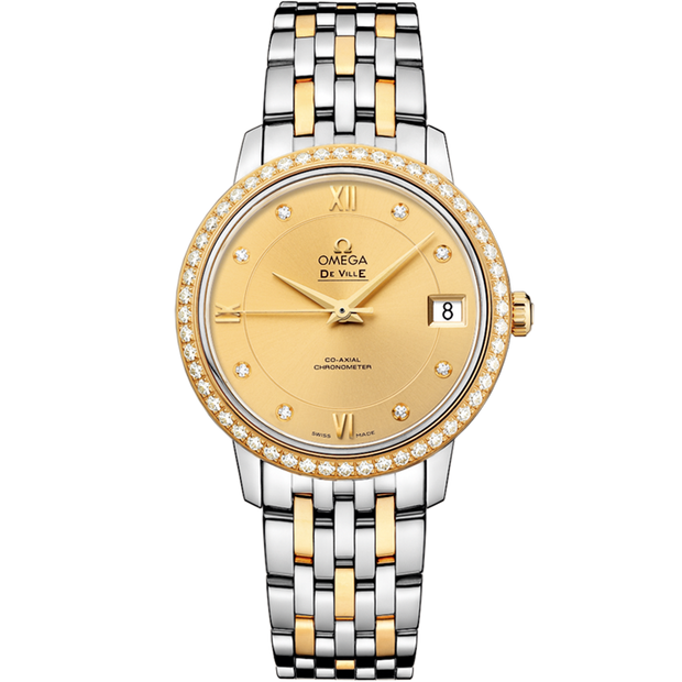 Omega De Ville Prestige 32.7 mm, steel - yellow gold on steel - yellow gold