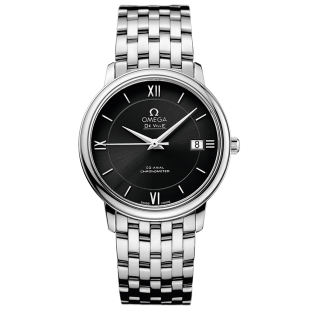 Omega De Ville Prestige 36.8 mm, steel on steel