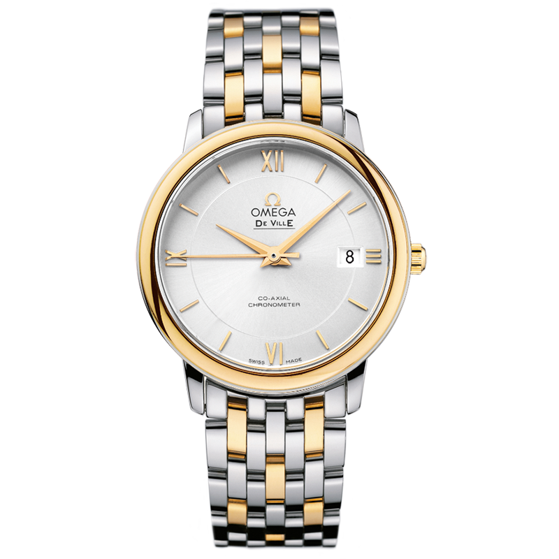 Omega De Ville Prestige 36.8 mm, steel - yellow gold on steel - yellow gold