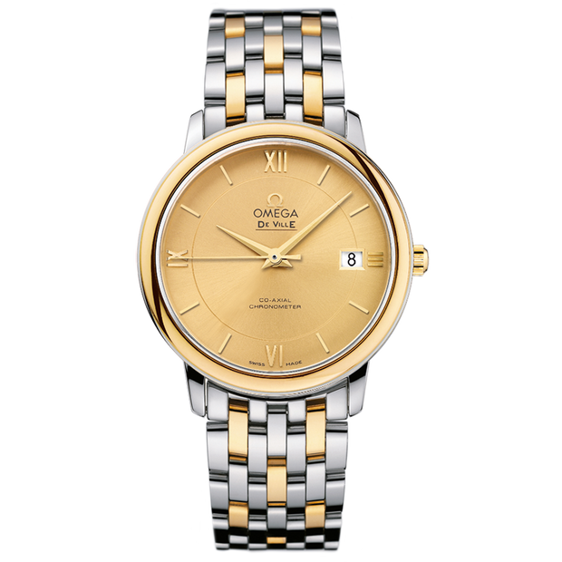 Omega De Ville Prestige 36.8 mm, steel - yellow gold on steel - yellow gold