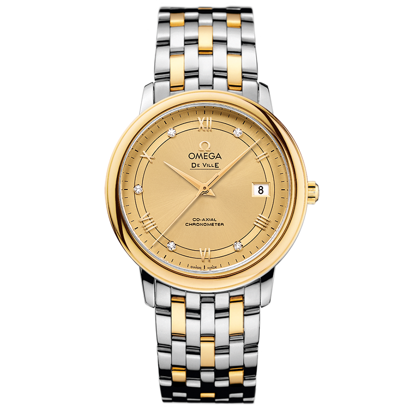 Omega De Ville Prestige 36.8 mm, steel - yellow gold on steel - yellow gold