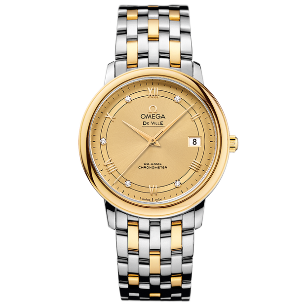 Omega De Ville Prestige 36.8 mm, steel - yellow gold on steel - yellow gold