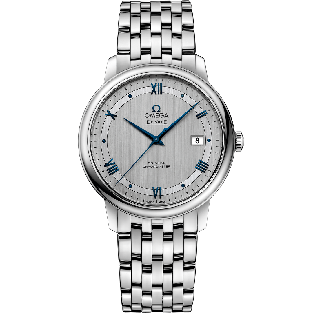 Omega De Ville Prestige 39.5 mm, steel on steel