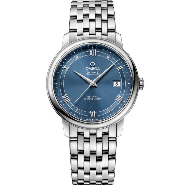 Omega De Ville Prestige 39.5 mm, steel on steel