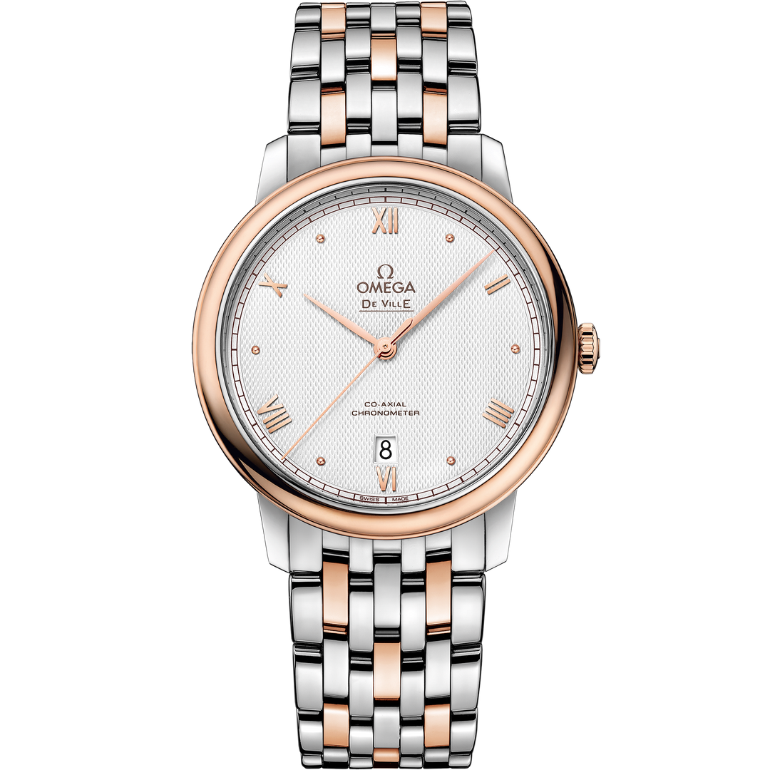 Omega De Ville Prestige 39.5 mm, steel - red gold on steel - red gold