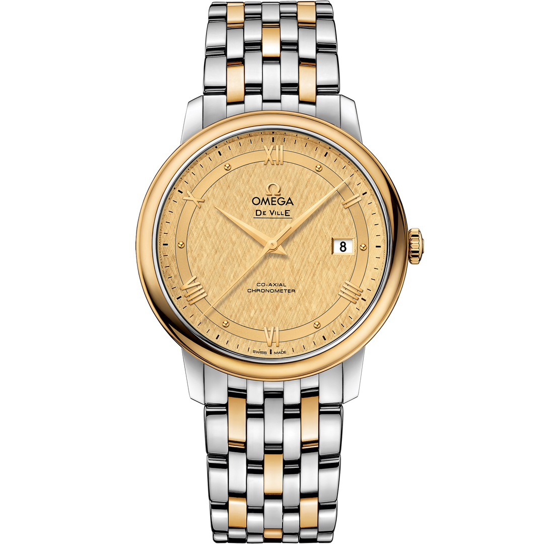 Omega De Ville Prestige 39.5 mm, steel - yellow gold on steel - yellow gold