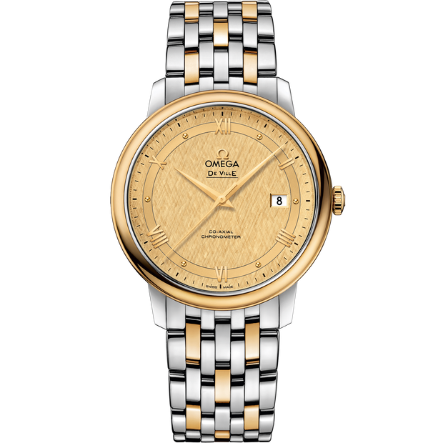 Omega De Ville Prestige 39.5 mm, steel - yellow gold on steel - yellow gold