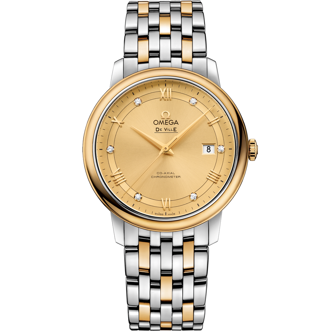 Omega De Ville Prestige 39.5 mm, steel - yellow gold on steel - yellow gold