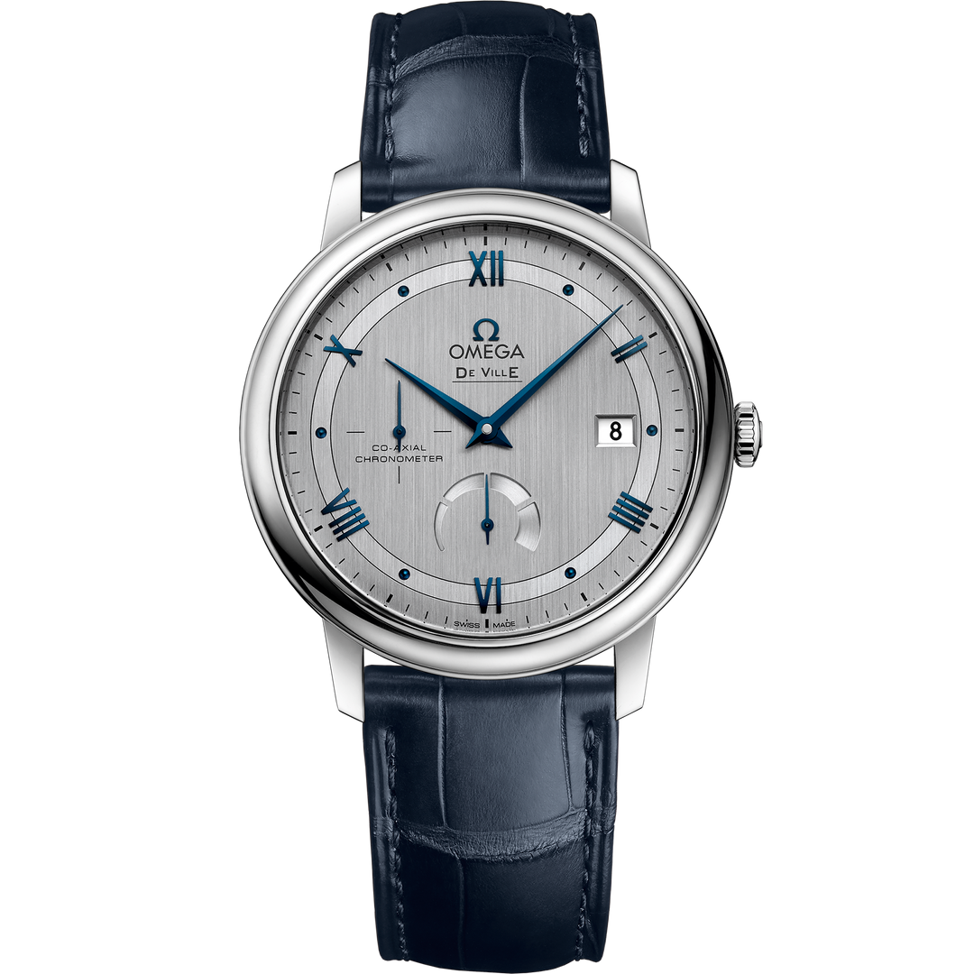 Omega De Ville Prestige 39.5 mm, steel on leather strap