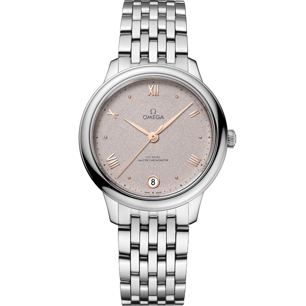 Omega De Ville Prestige 34 mm, steel on steel