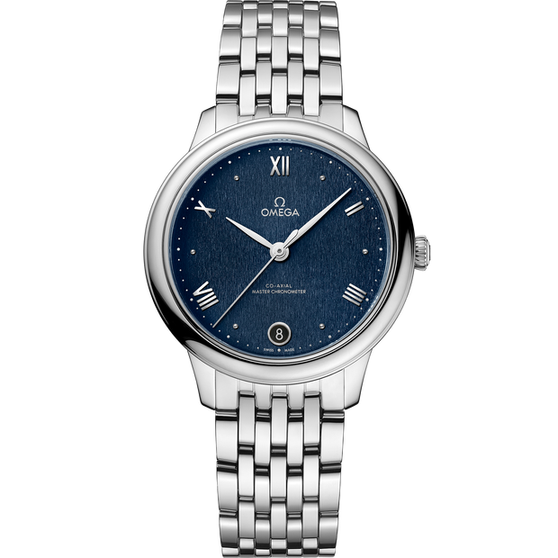 Omega De Ville Prestige 34 mm, steel on steel