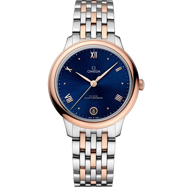 Omega De Ville Prestige 34 mm, steel - Sedna™ gold on steel - Sedna™ gold