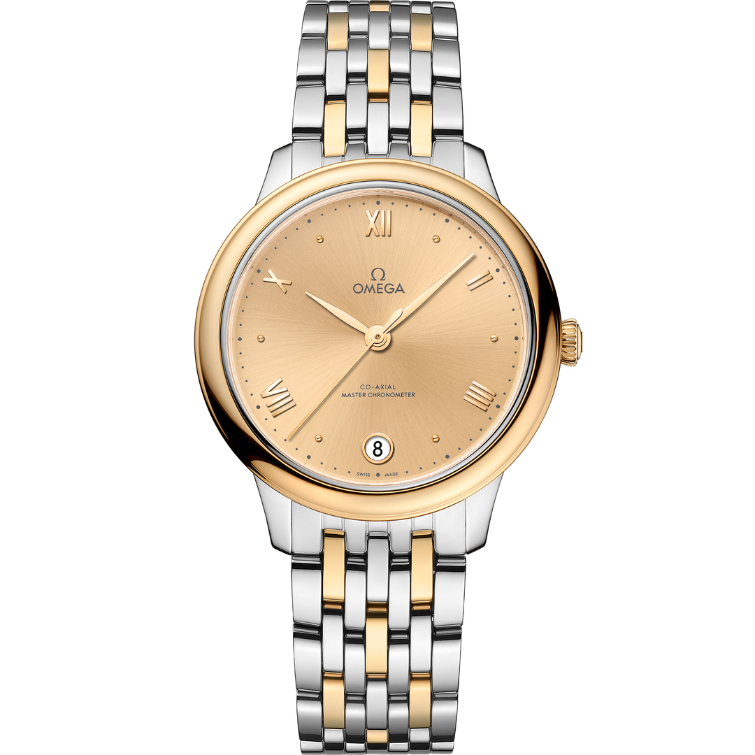 Omega De Ville Prestige 34 mm, steel - yellow gold on steel - yellow gold