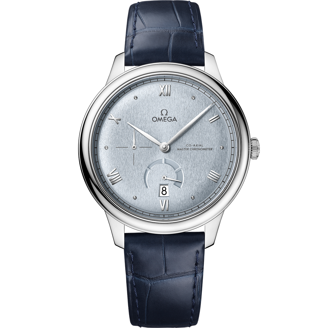 Omega De Ville Prestige 41 mm, steel on leather strap