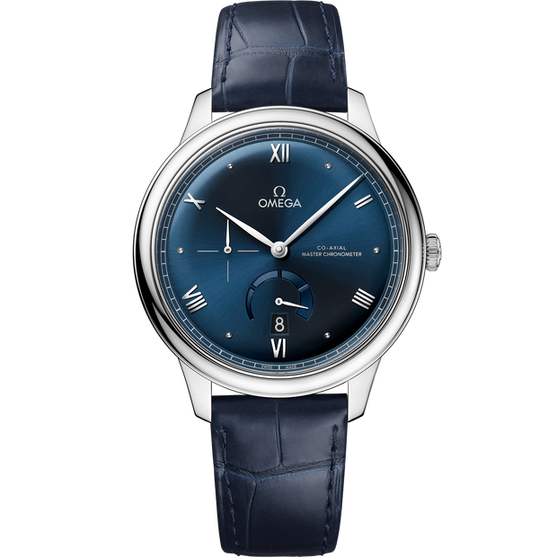 Omega De Ville Prestige 41 mm, steel on leather strap