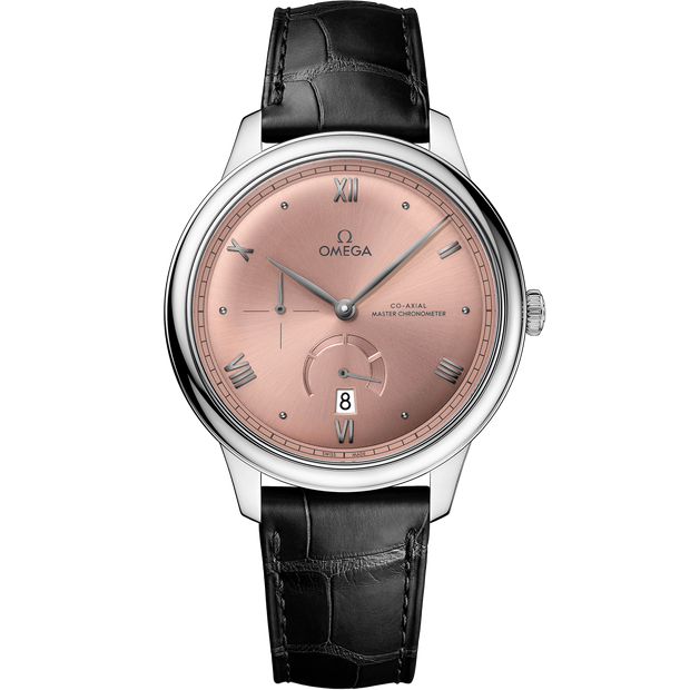 Omega De Ville Prestige 41 mm, steel on leather strap