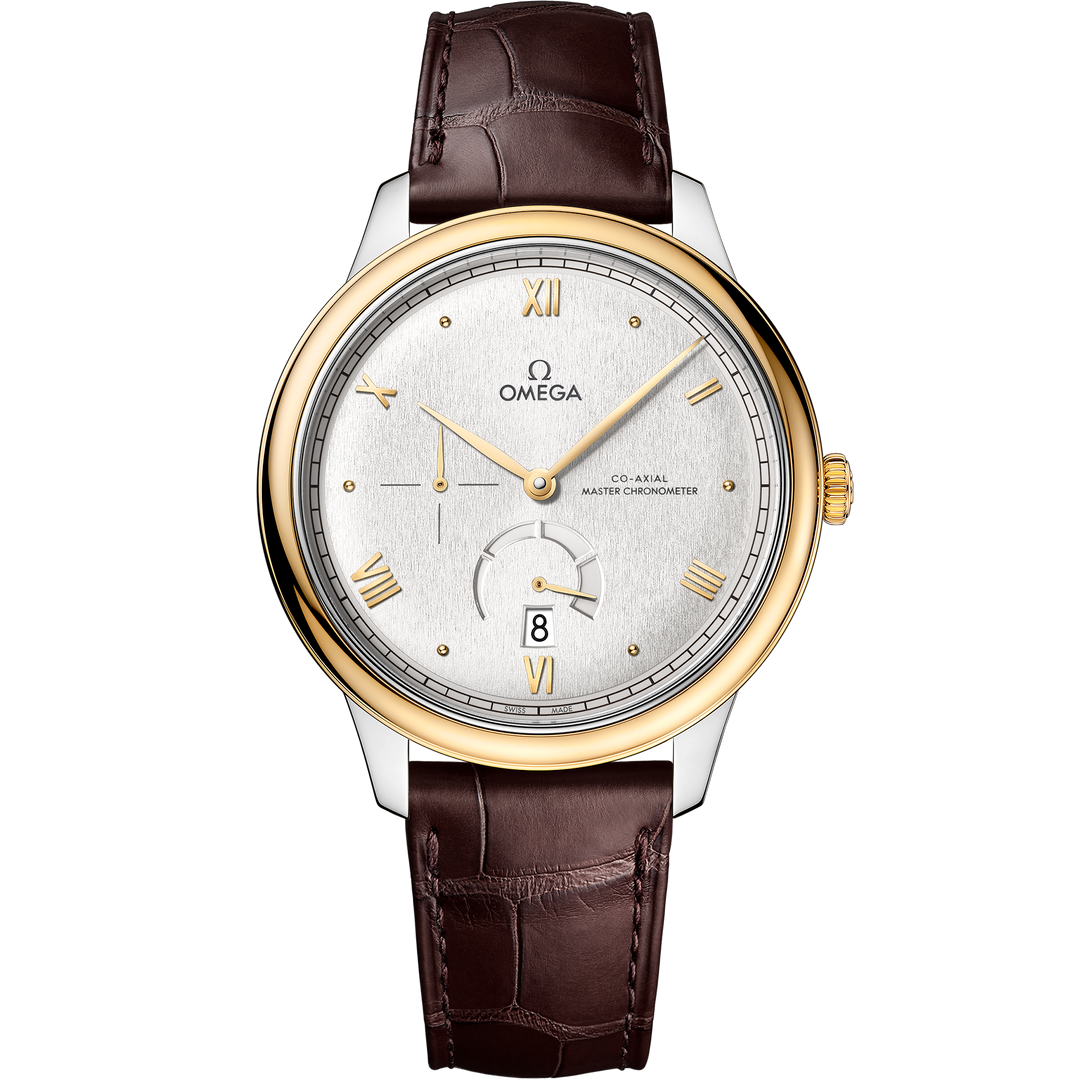 Omega De Ville Prestige 41 mm, steel - yellow gold on leather strap