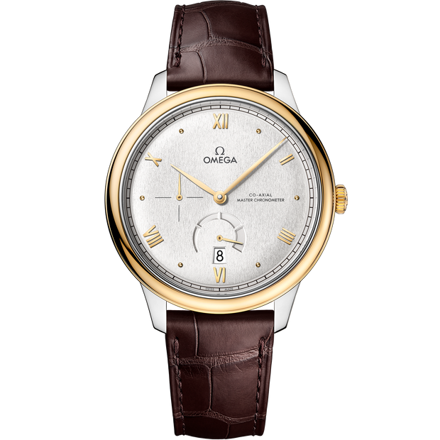 Omega De Ville Prestige 41 mm, steel - yellow gold on leather strap