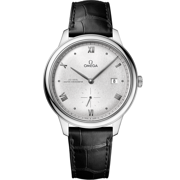 Omega De Ville Prestige 41 mm, steel on leather strap