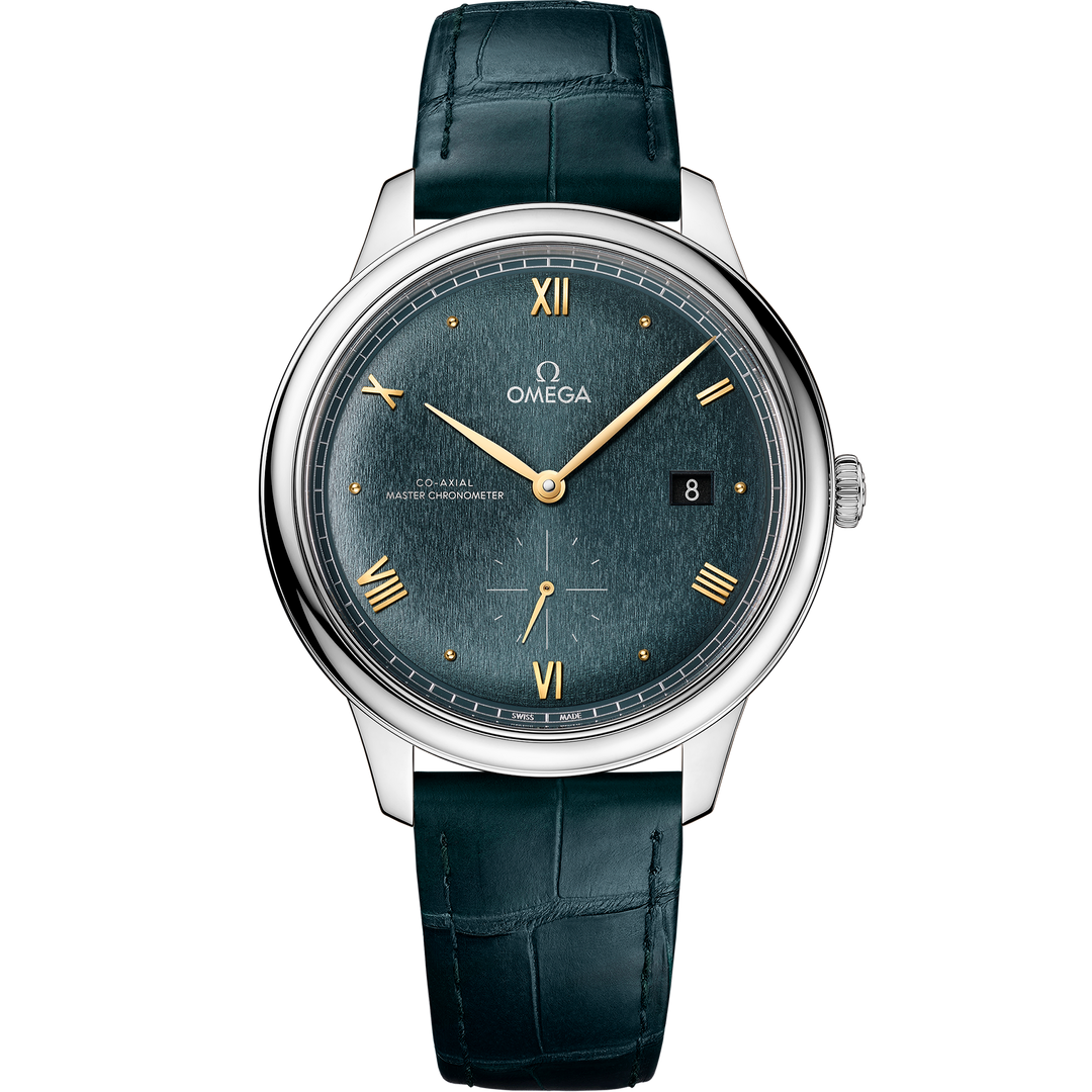 Omega De Ville Prestige 41 mm, steel on leather strap