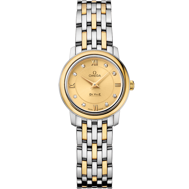 Omega De Ville Prestige 24.4 mm, steel - yellow gold on steel - yellow gold