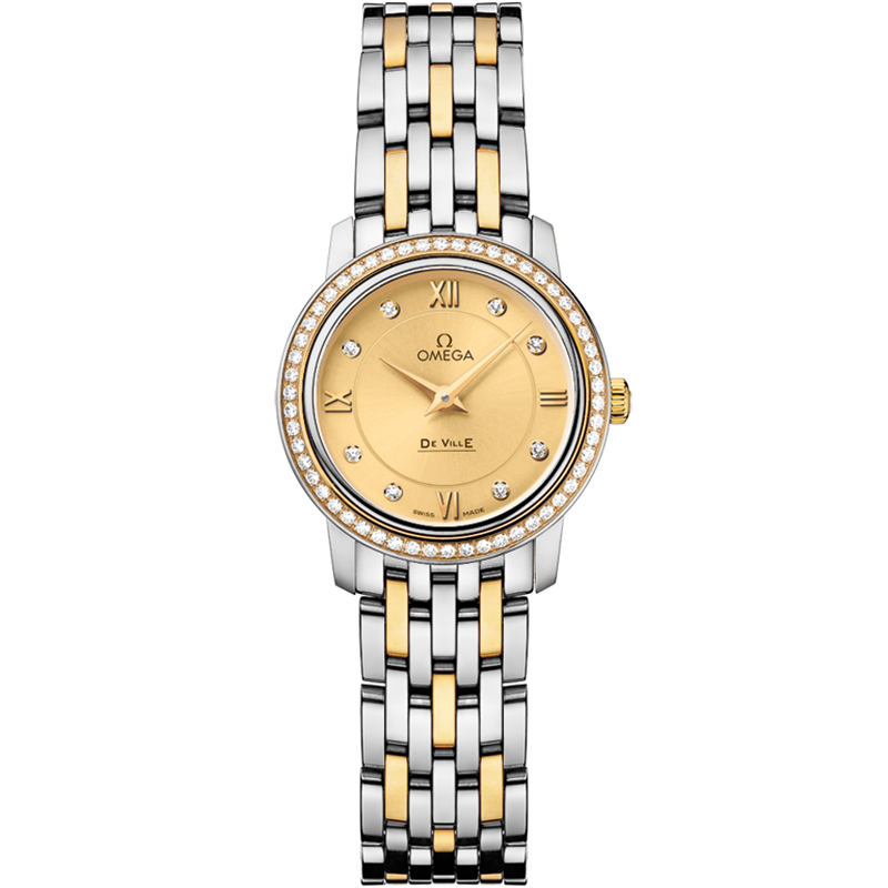 Omega De Ville Prestige 24.4 mm, steel - yellow gold on steel - yellow gold