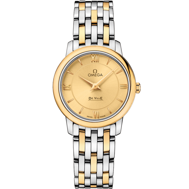 Omega De Ville Prestige 27.4 mm, steel - yellow gold on steel - yellow gold