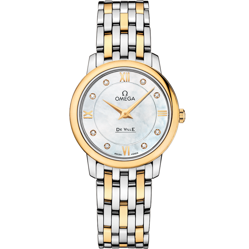 Omega De Ville Prestige 27.4 mm, steel - yellow gold on steel - yellow gold