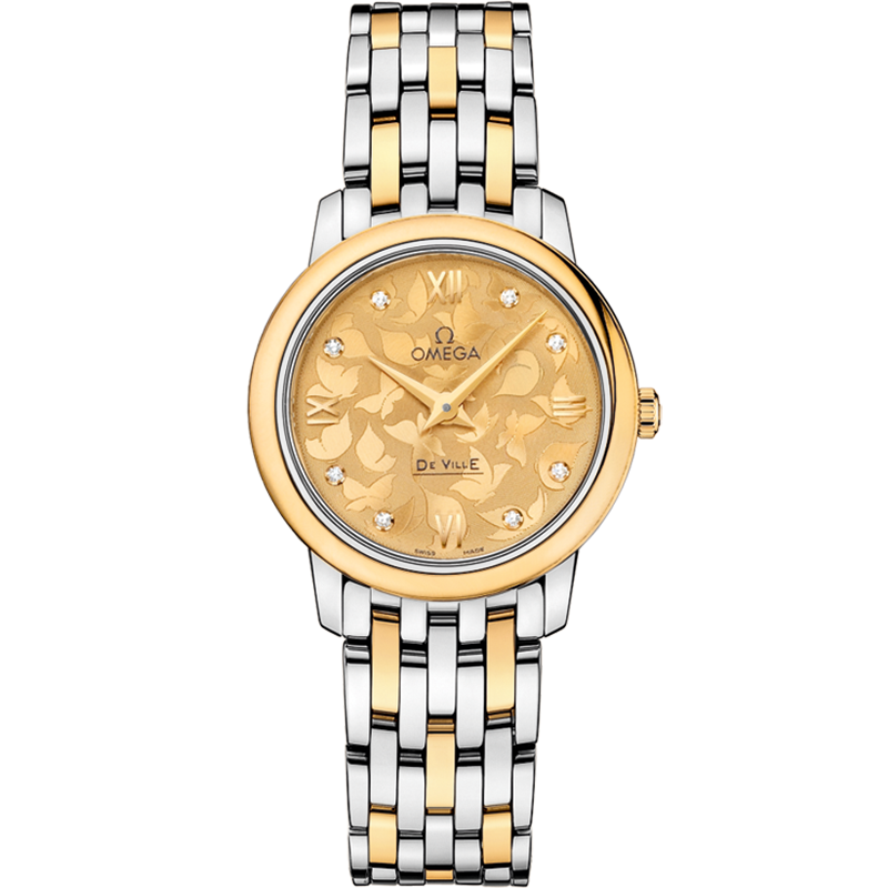 Omega De Ville Prestige 27.4 mm, steel - yellow gold on steel - yellow gold