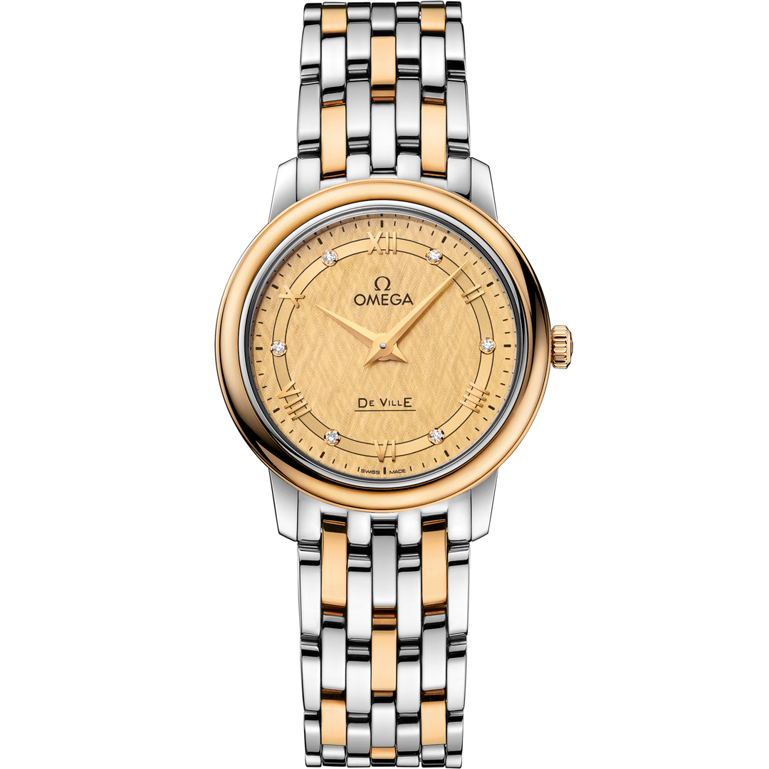 Omega De Ville Prestige 27.4 mm, steel - yellow gold on steel - yellow gold